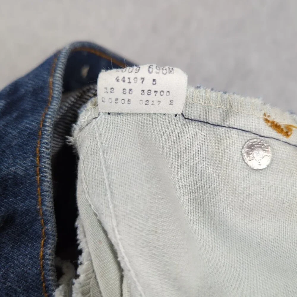 Vintage Levis 505 Jeans Men 40x34 (Actual 38x34) Straight Leg Orange Tab USA 80s